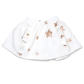 Rosegold Stars Millie Pocket Skirt in Cream