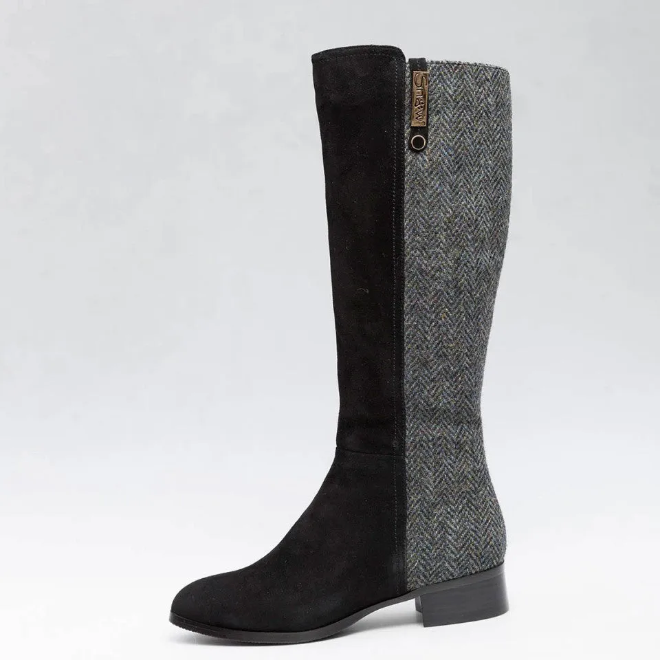 Roxburgh Tweed Sheepskin Boots in 3 Colors