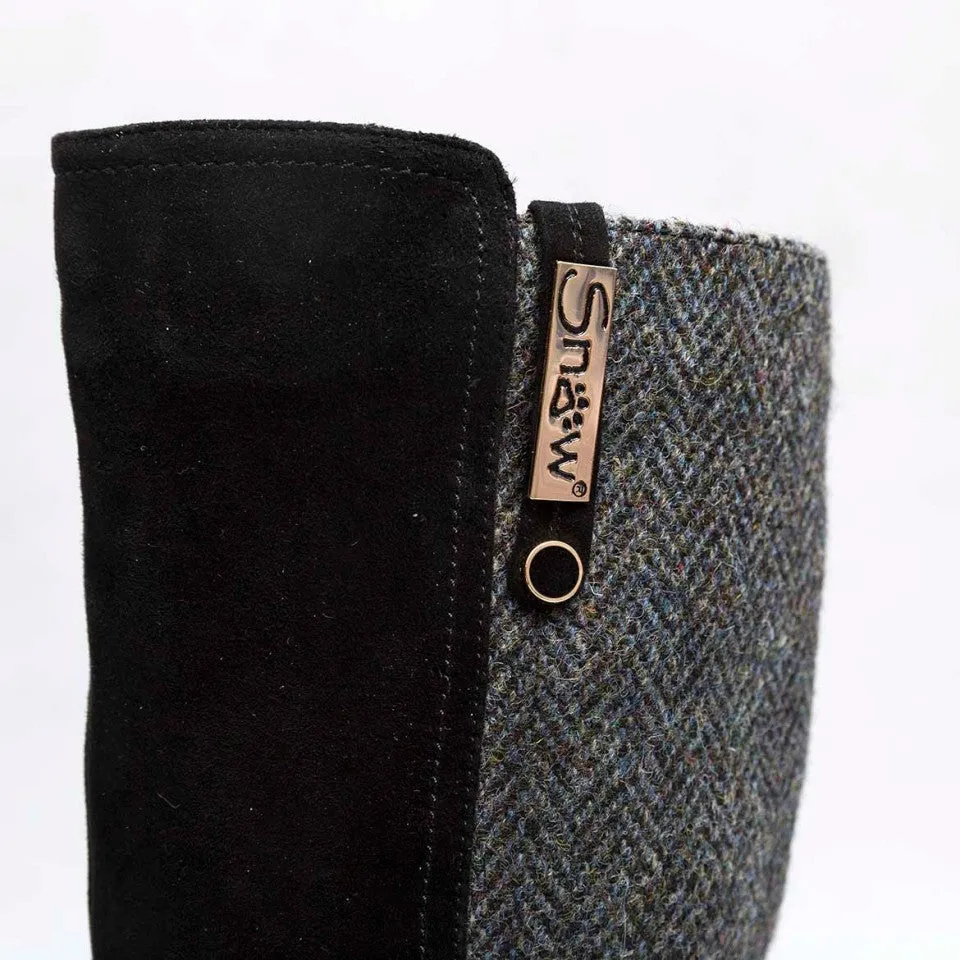 Roxburgh Tweed Sheepskin Boots in 3 Colors