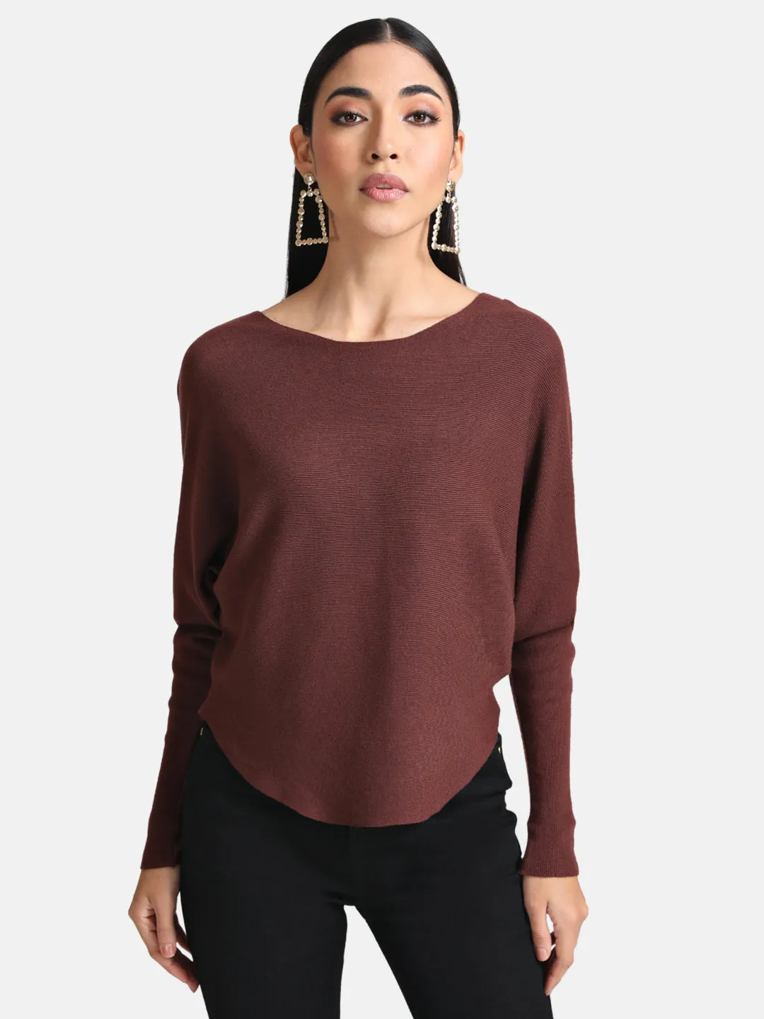 Simple Batwing Sweater - Top Choice for Fashionable Look