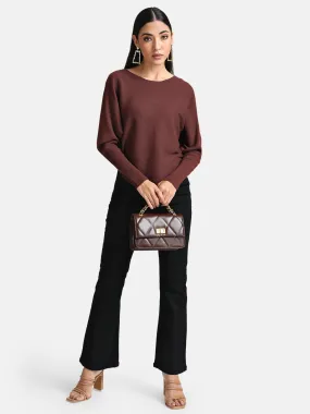 Simple Batwing Sweater - Top Choice for Fashionable Look