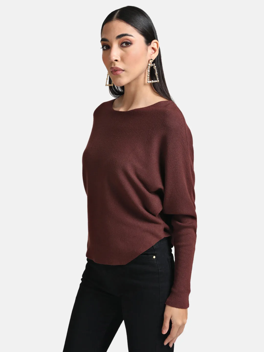 Simple Batwing Sweater - Top Choice for Fashionable Look