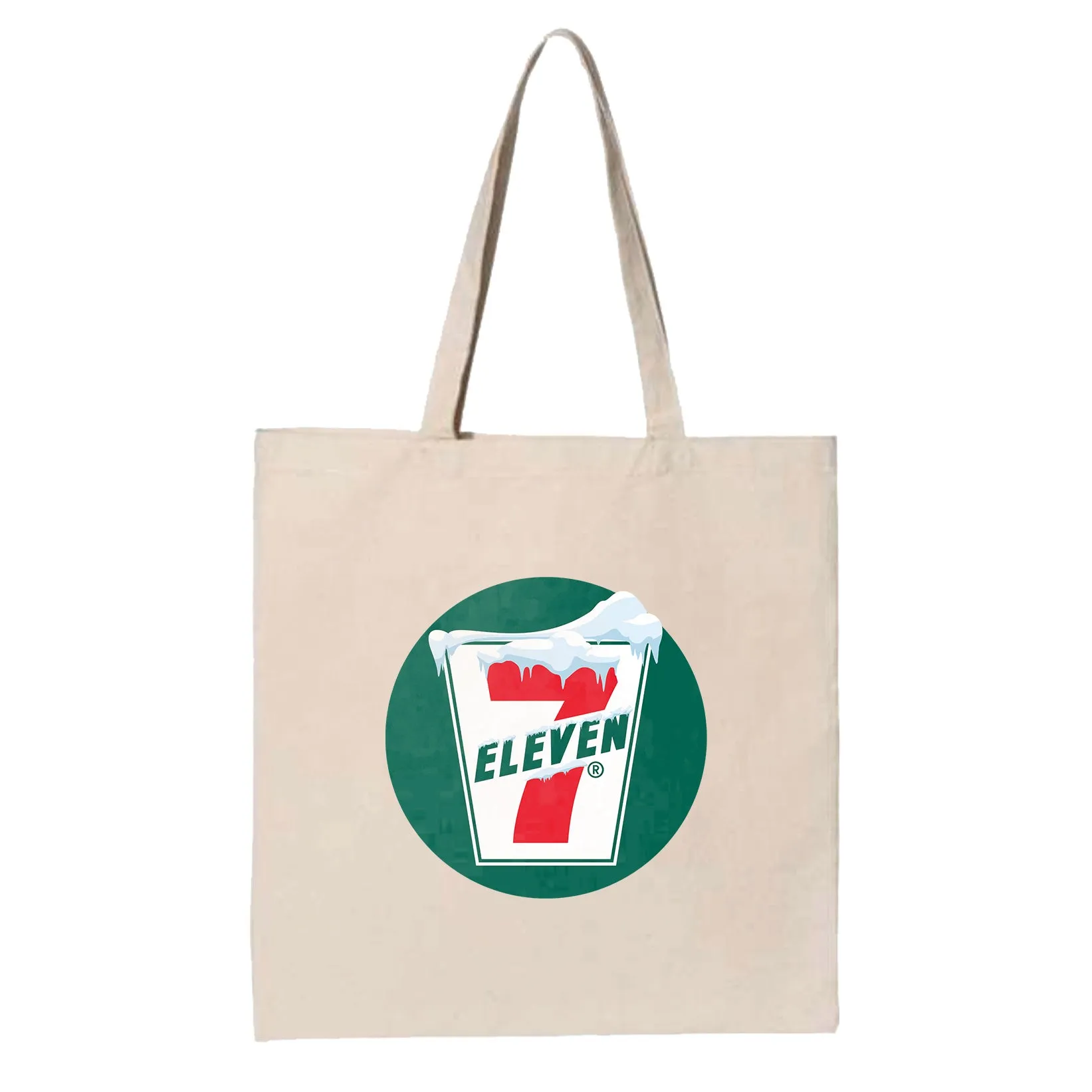 Snow Day Retro 7-Eleven Sign Tote Bag