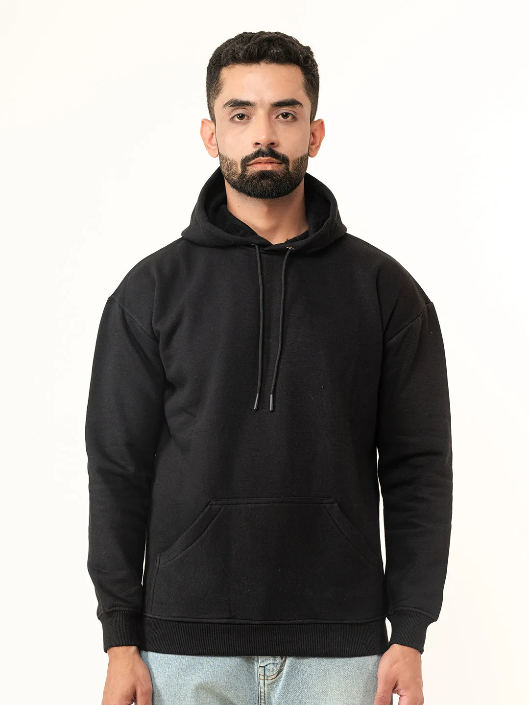 Solid Black Hoodie