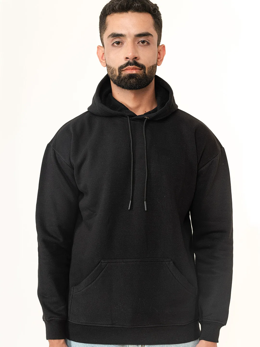 Solid Black Hoodie