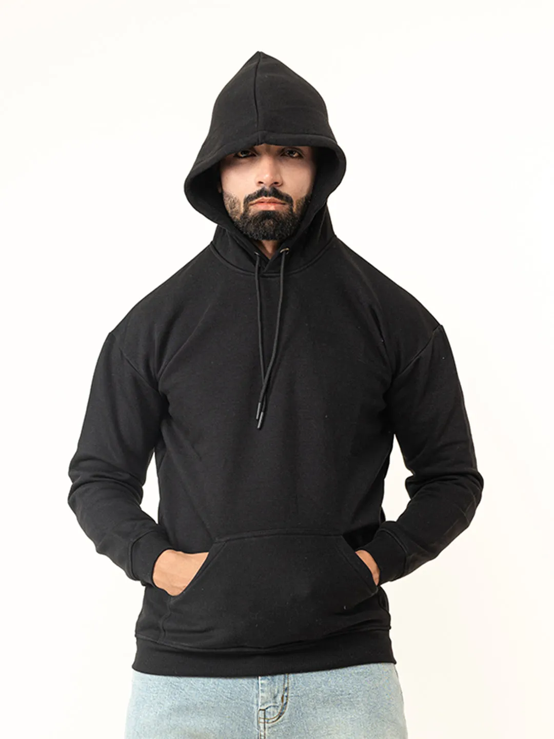 Solid Black Hoodie