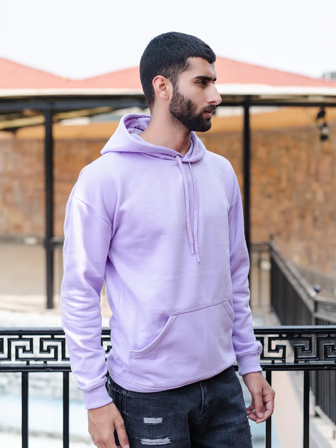 Solid Lilac Hoodie