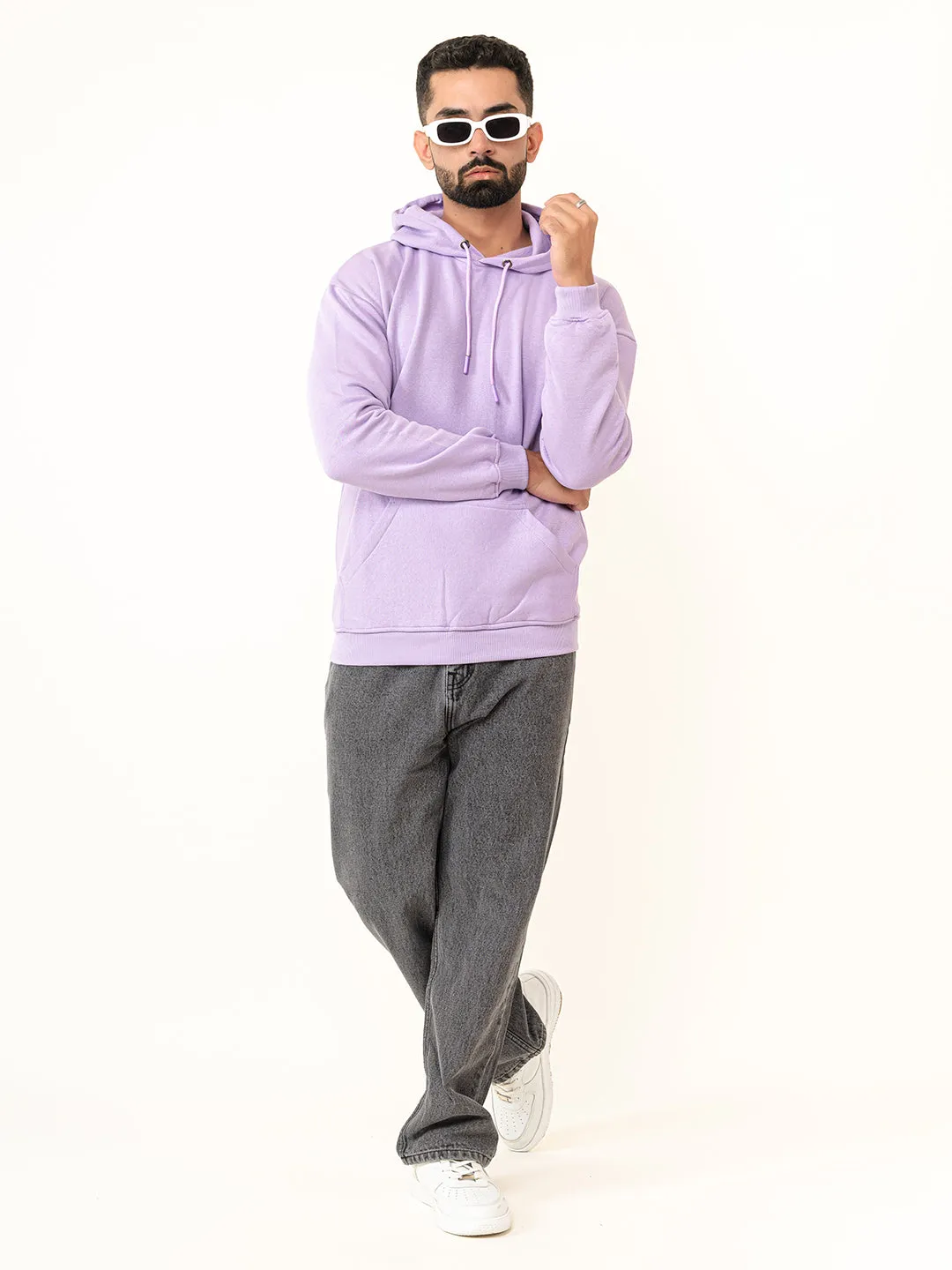 Solid Lilac Hoodie