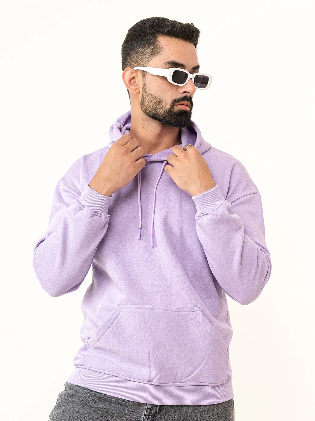 Solid Lilac Hoodie