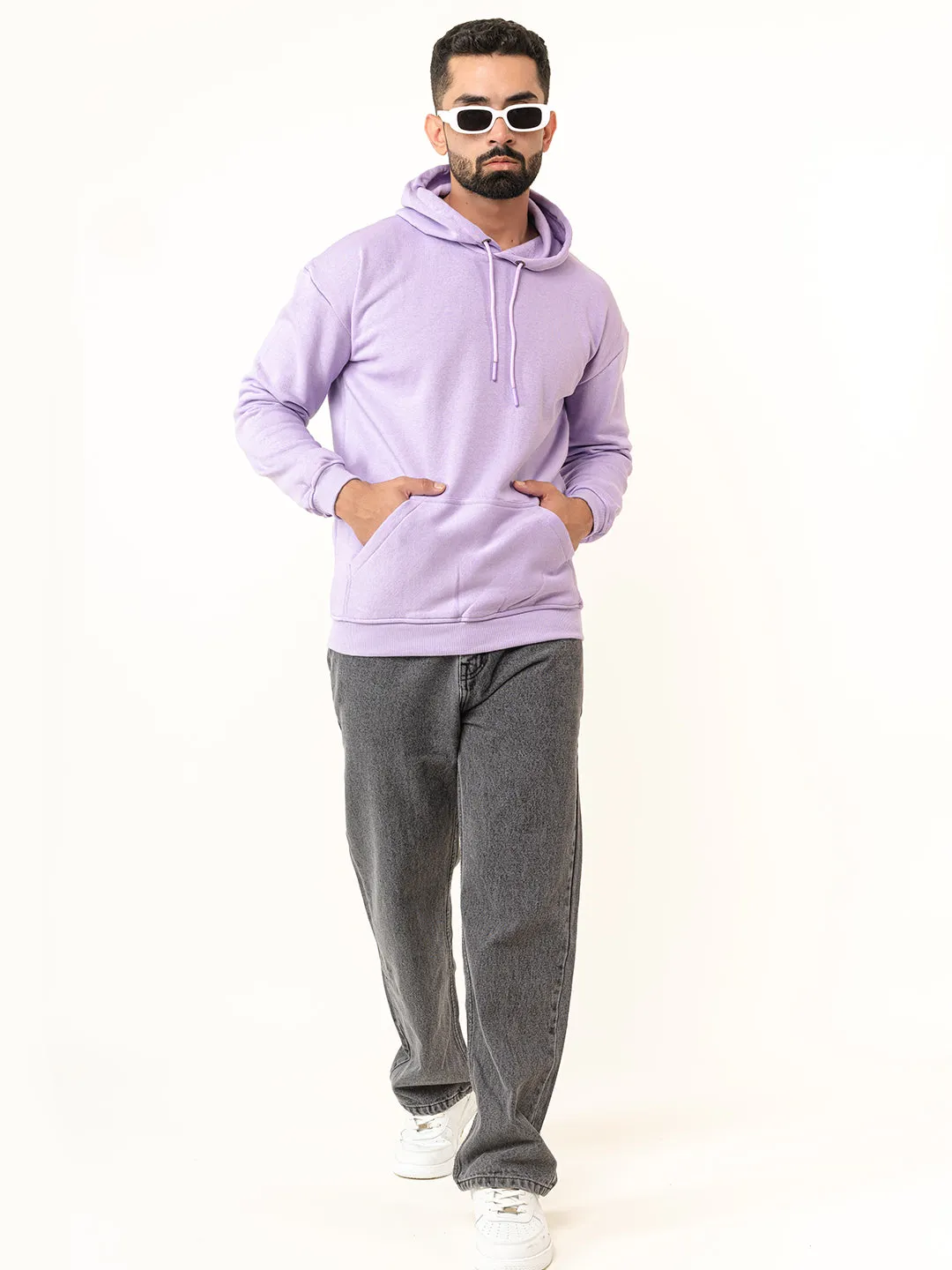 Solid Lilac Hoodie