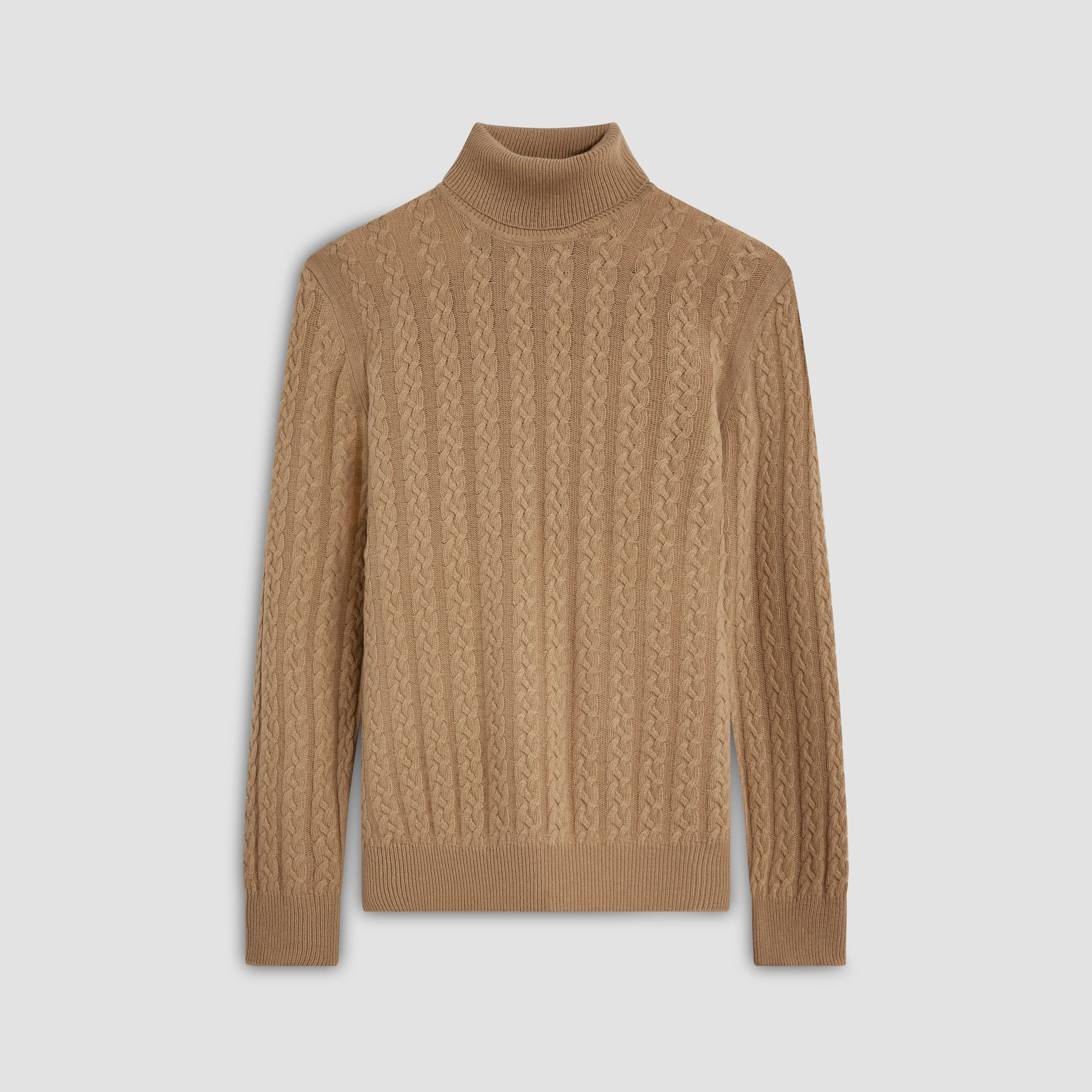 Solid Turtleneck Sweater