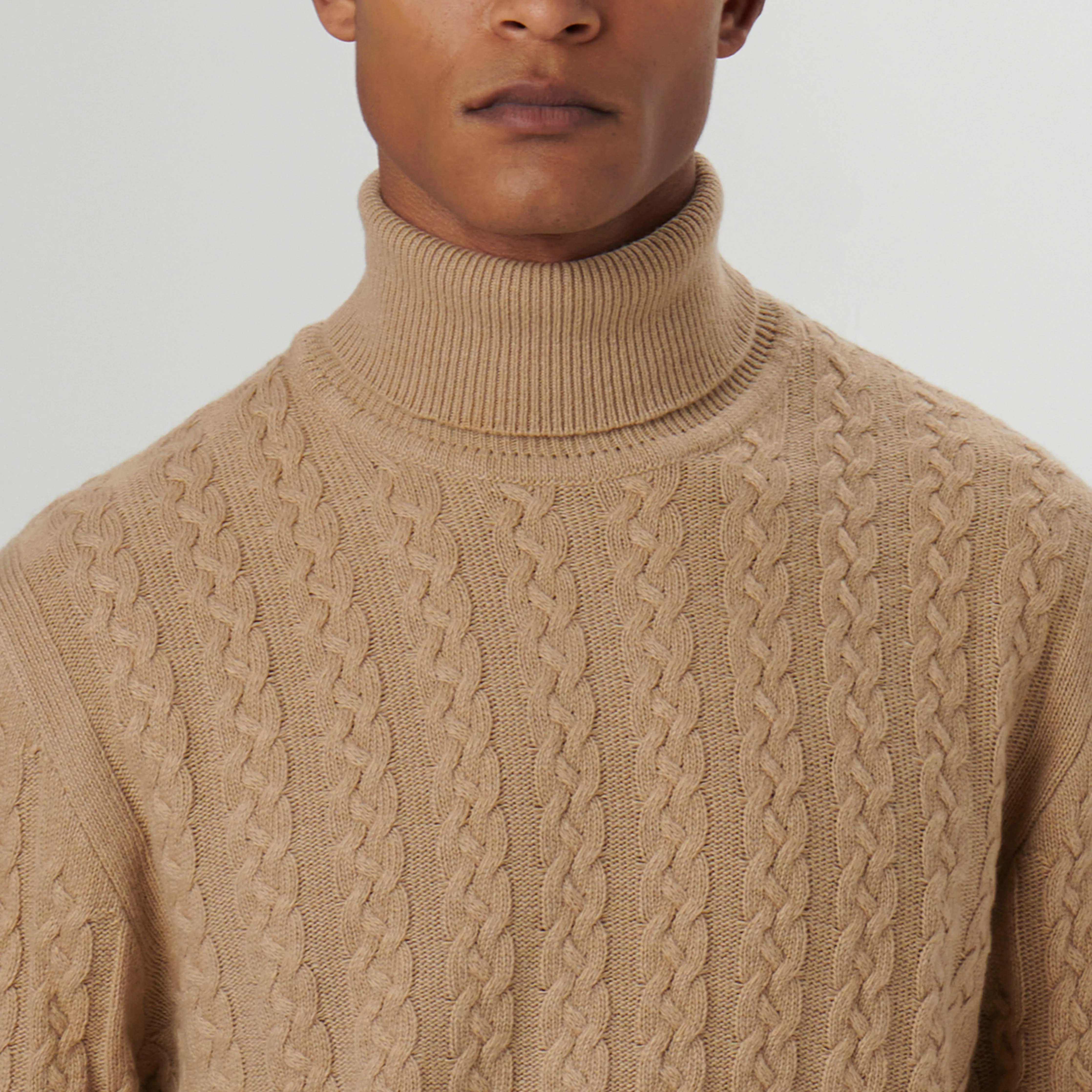 Solid Turtleneck Sweater