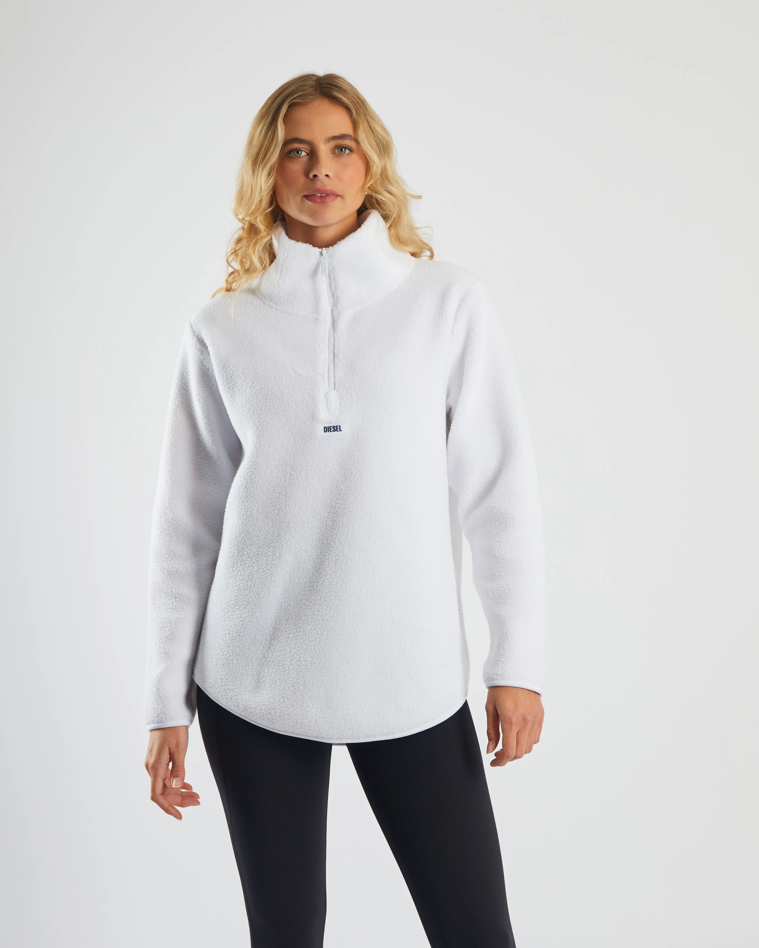 Spencer Half Zip - Optic White