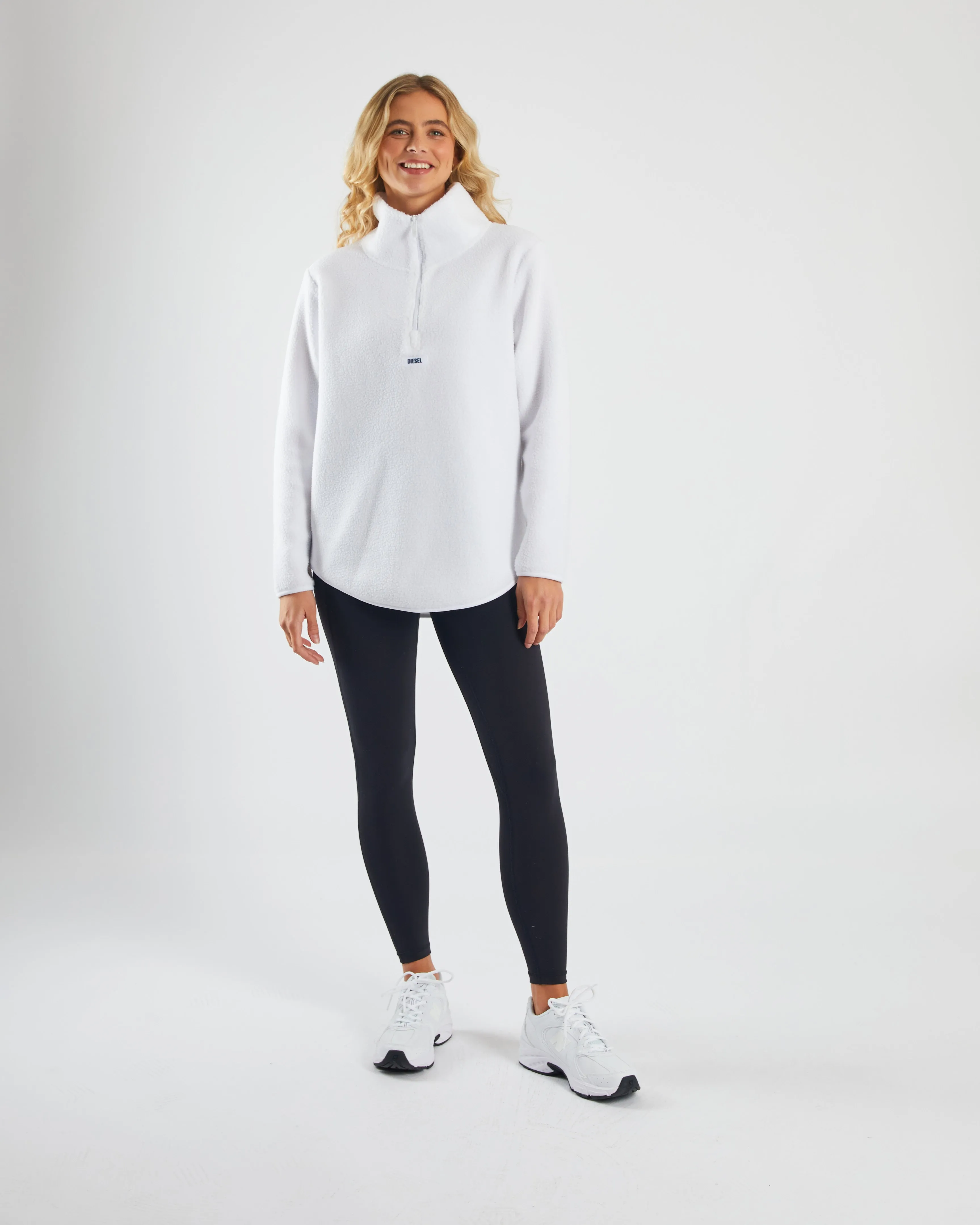 Spencer Half Zip - Optic White