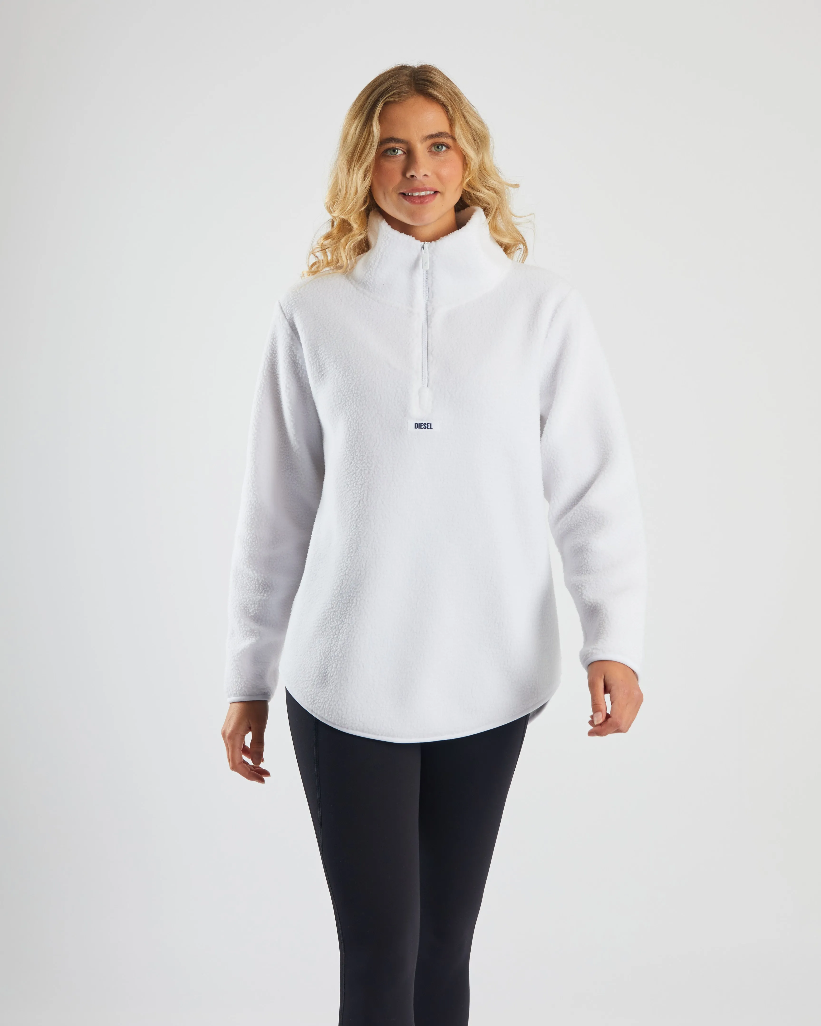 Spencer Half Zip - Optic White