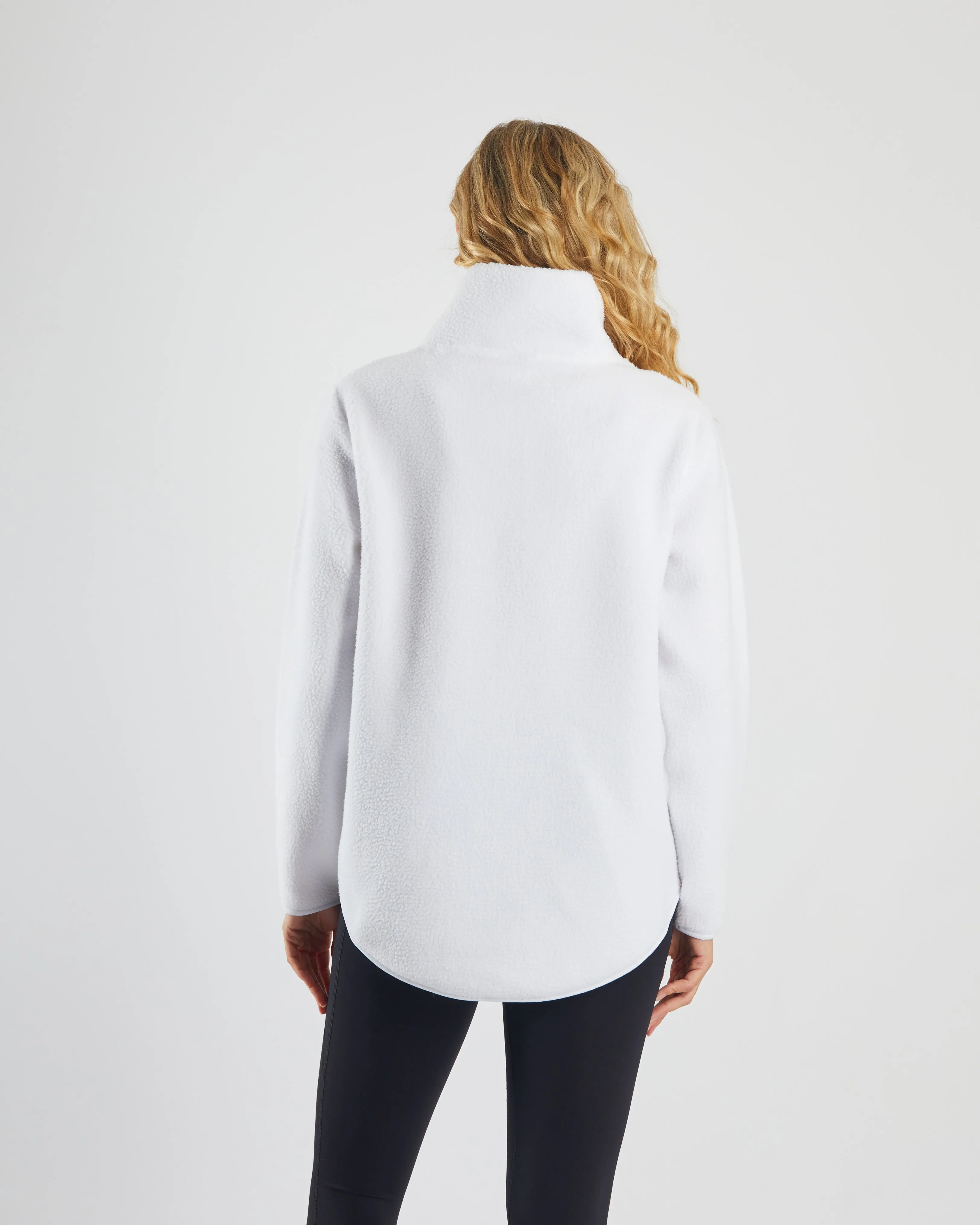 Spencer Half Zip - Optic White