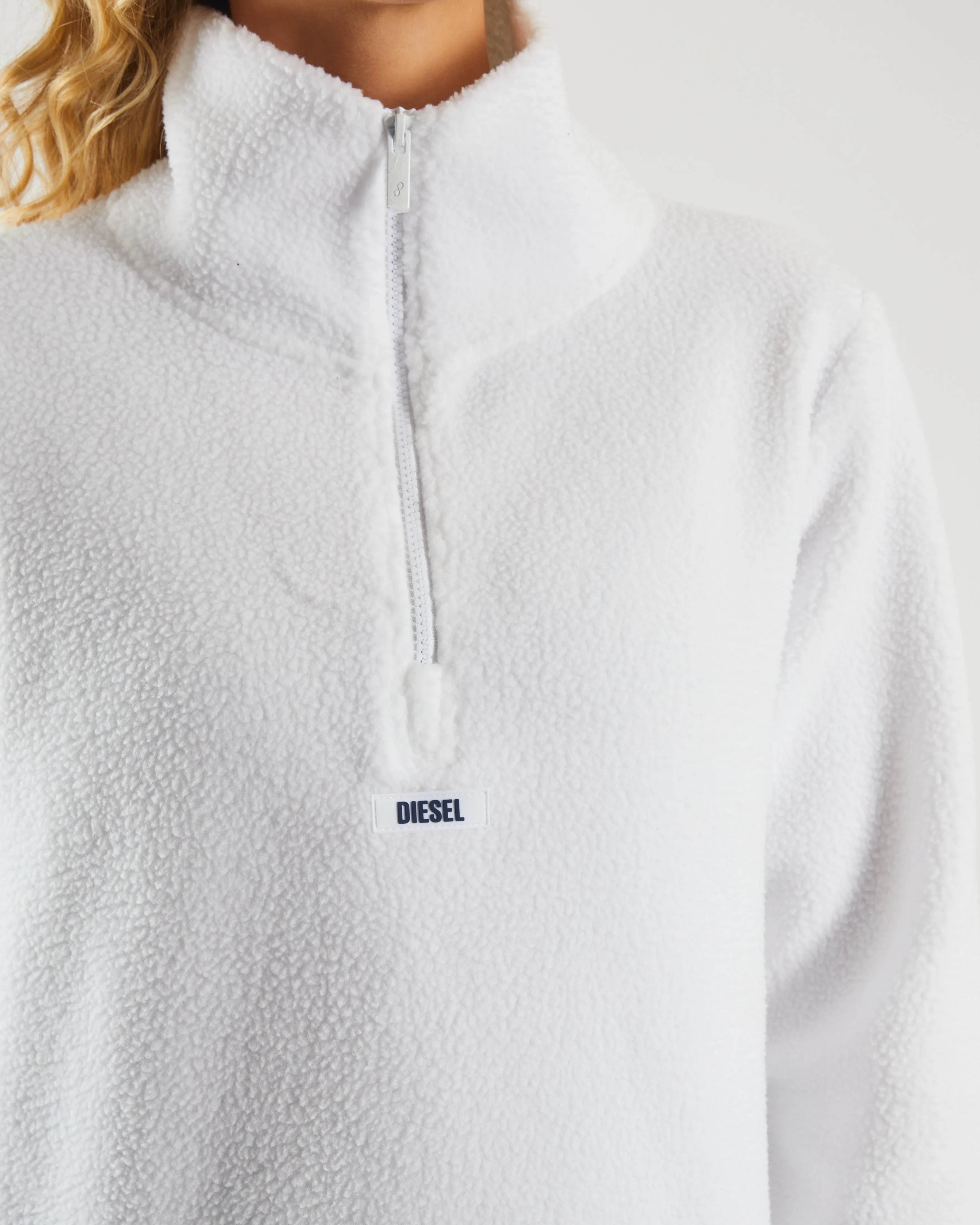 Spencer Half Zip - Optic White