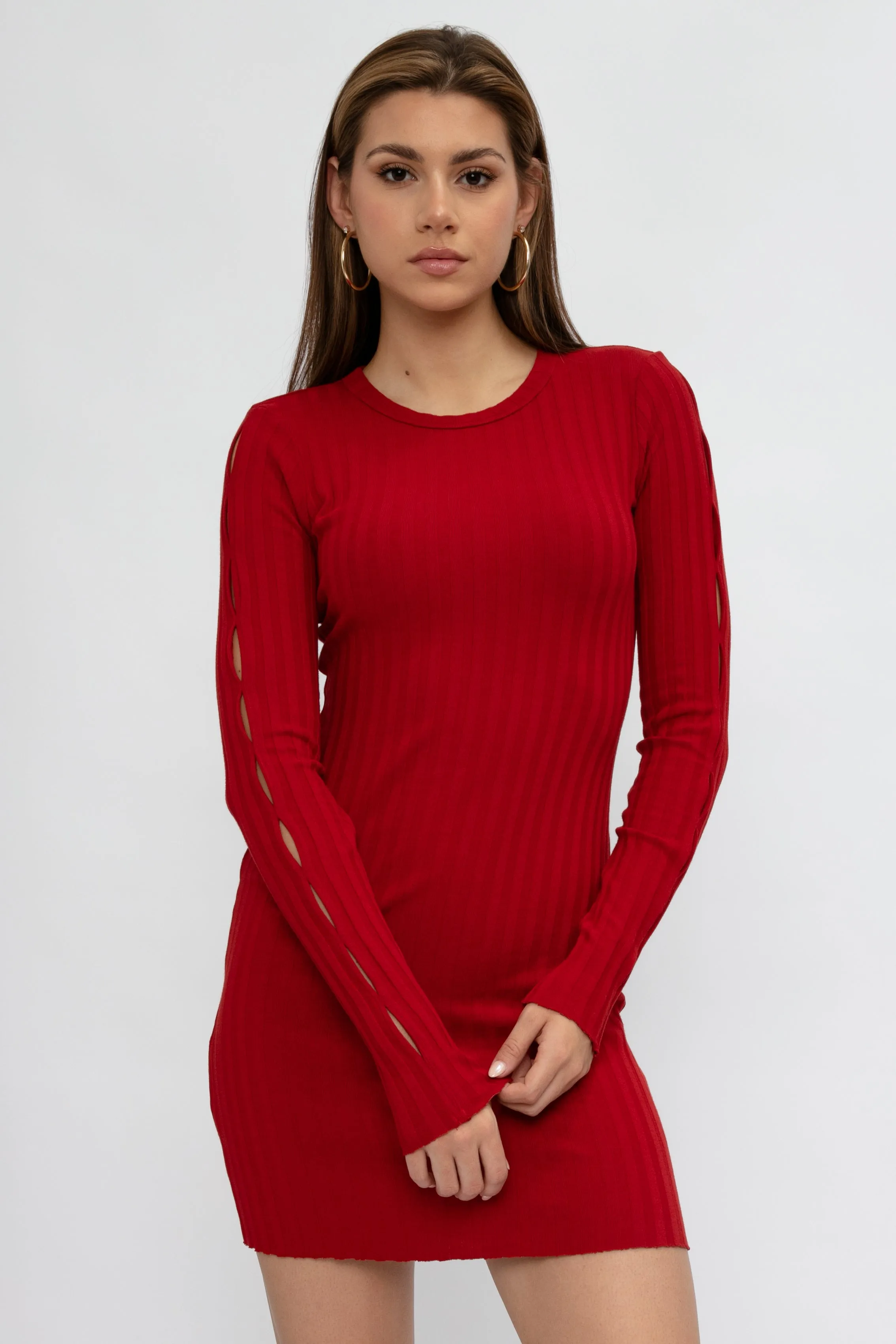 Spice Long Sleeve Mini Dress