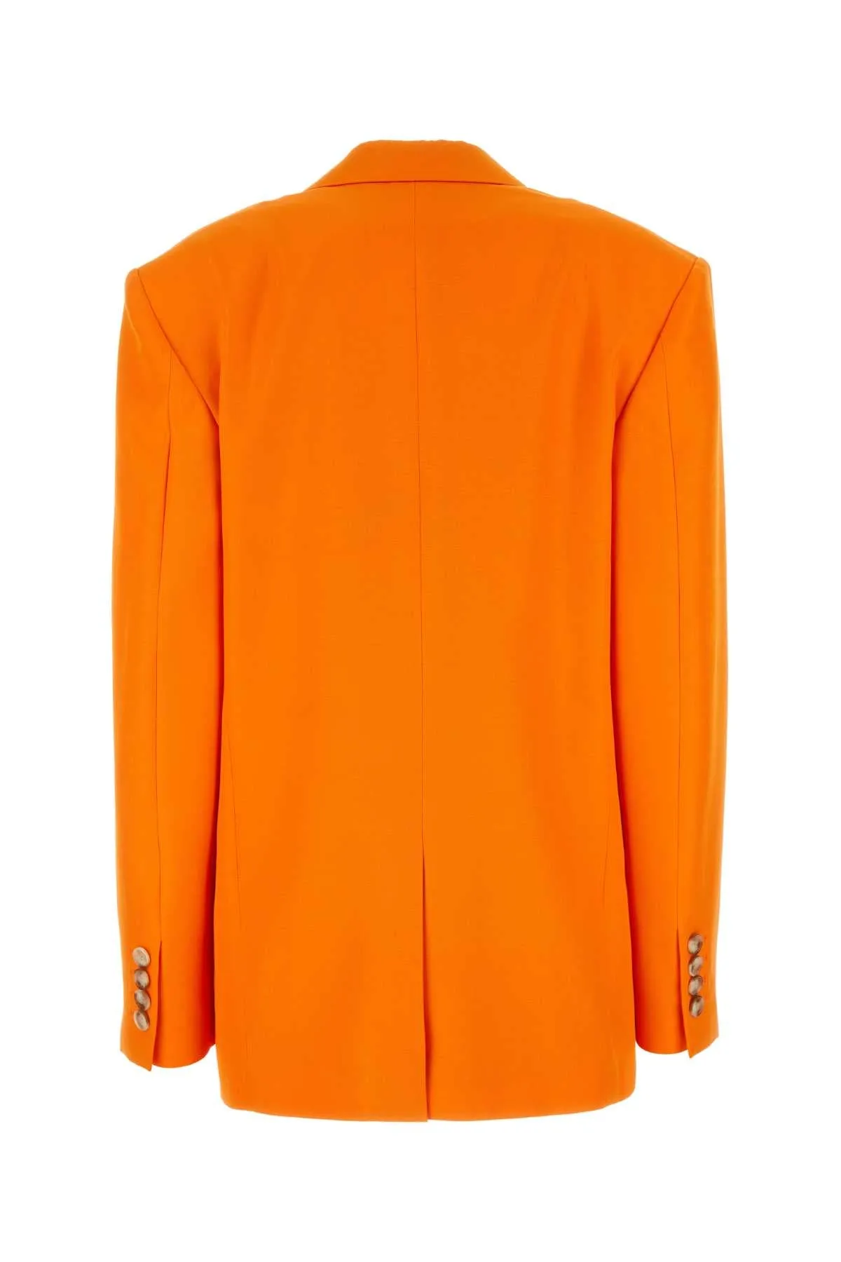 Stella Mc Cartney Fluo Orange Viscose Oversize Blazer