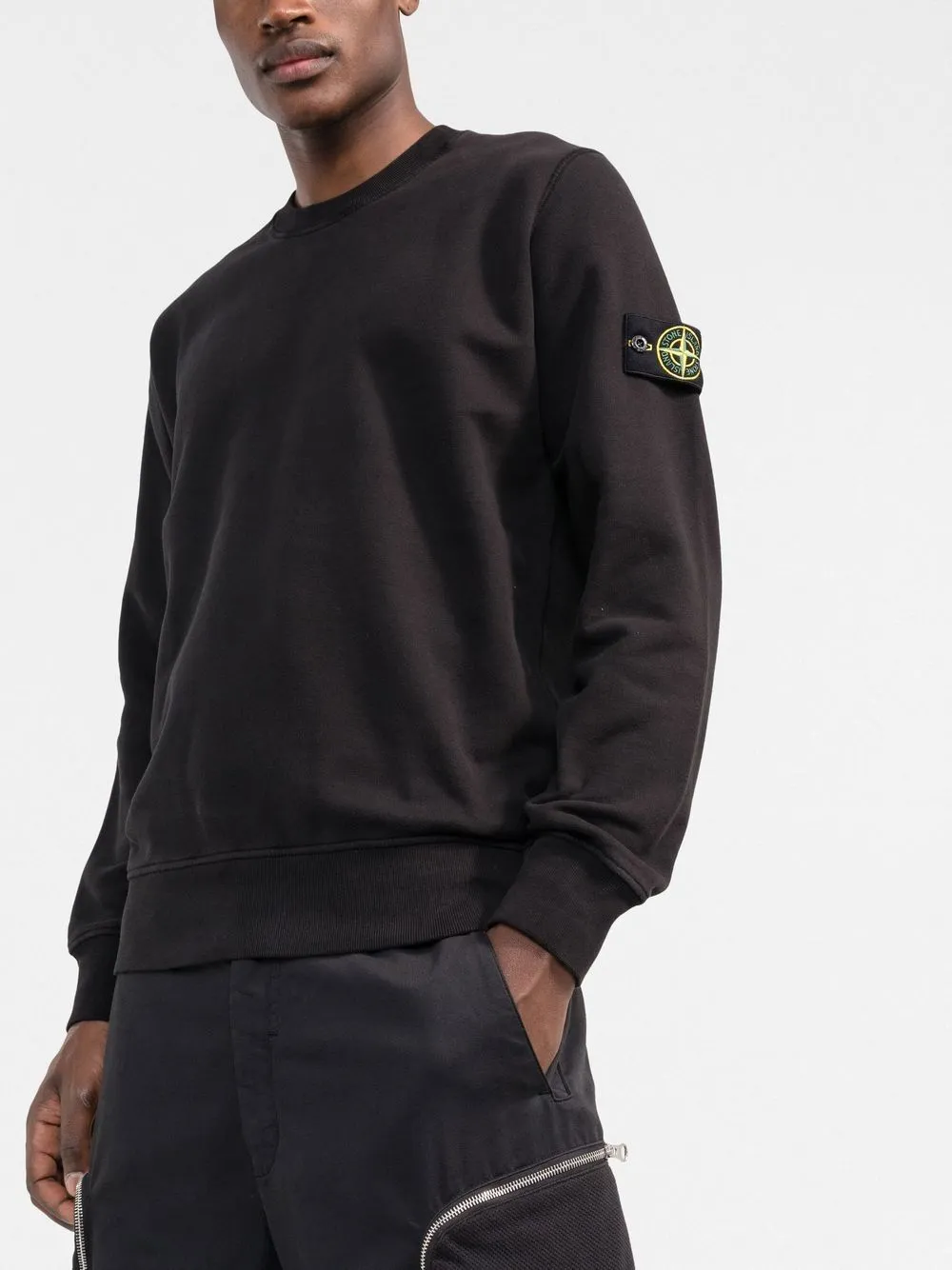 Stone Island black sweatshirt 63020