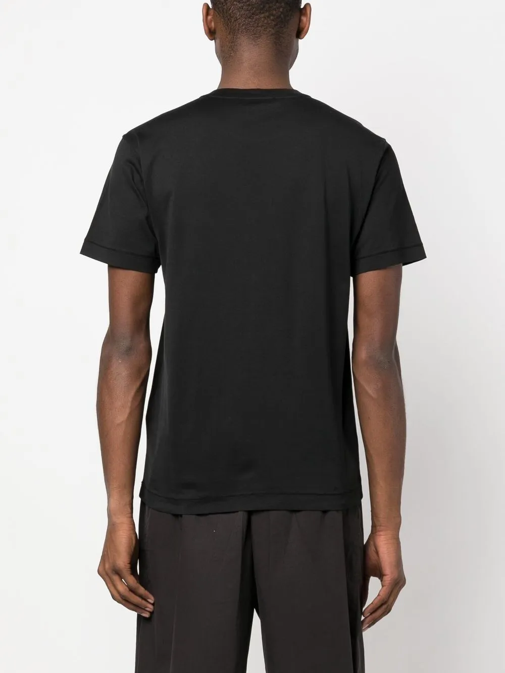 Stone Island Black T-shirt 24113 - Get it now!