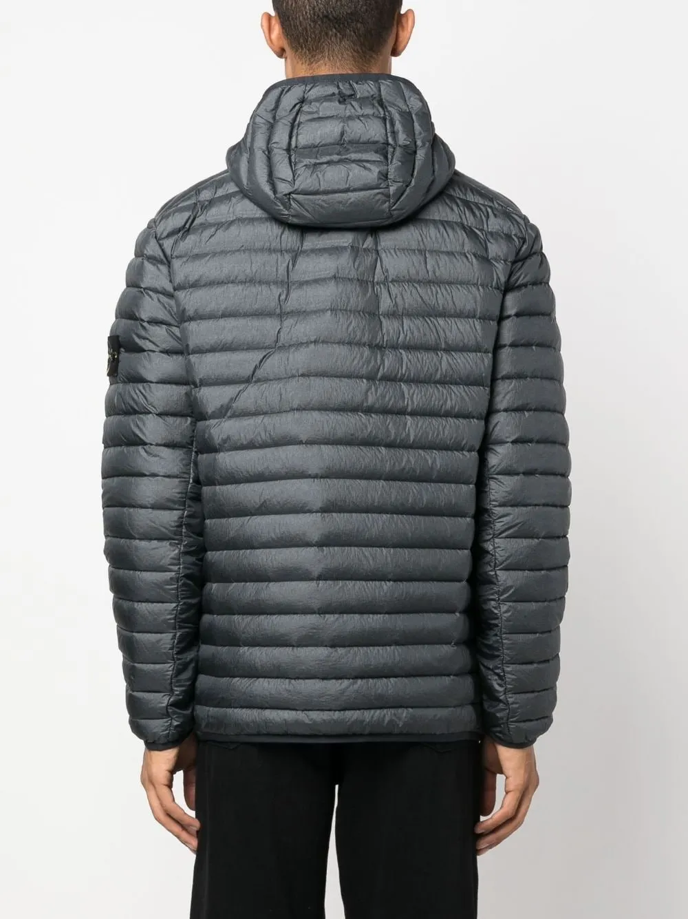 Stone Island Lightweight Down Jacket 40324 in Lead Grey