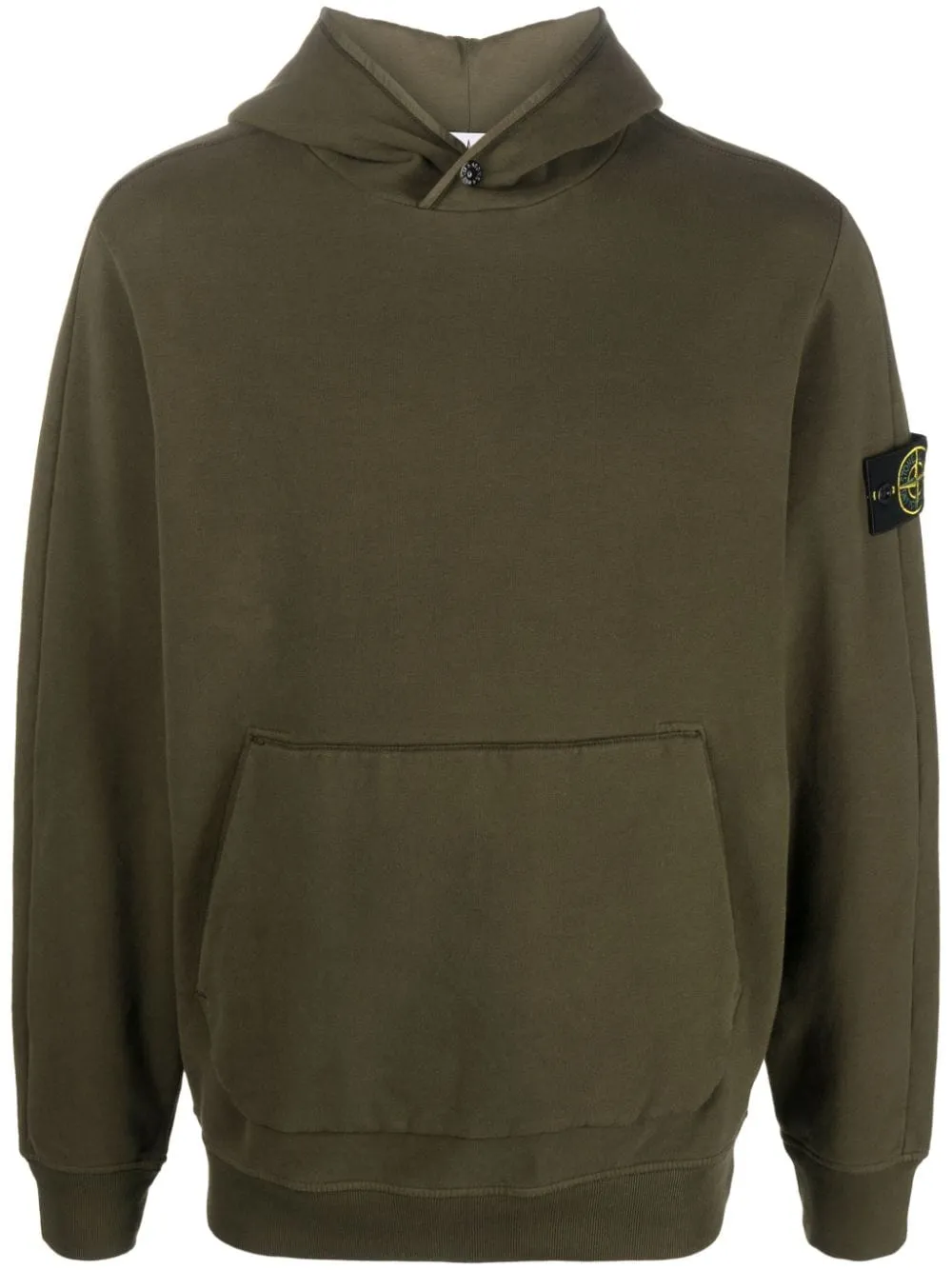 Stone Island Olive Hooded Sweatshirt 61252