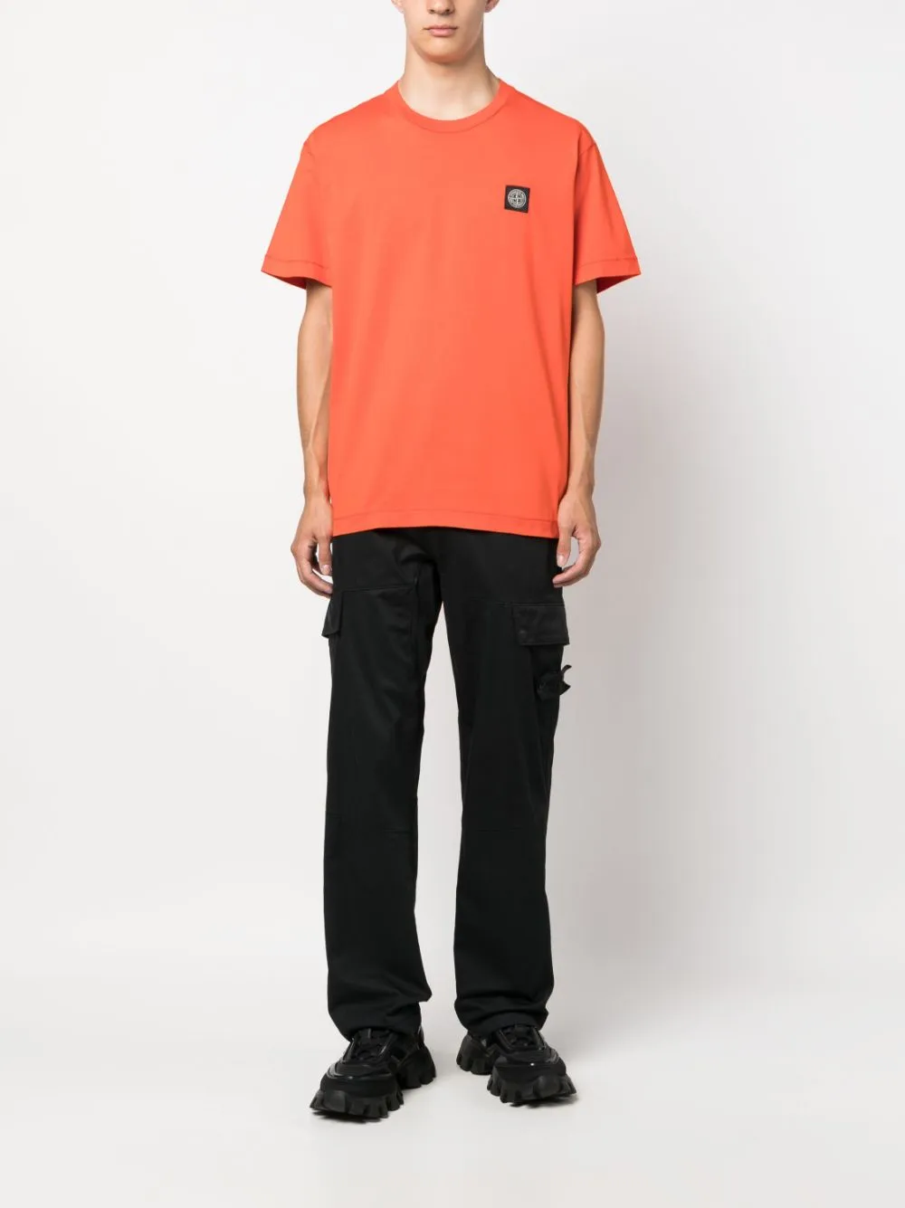 Stone Island Orange Red T-shirt 24113