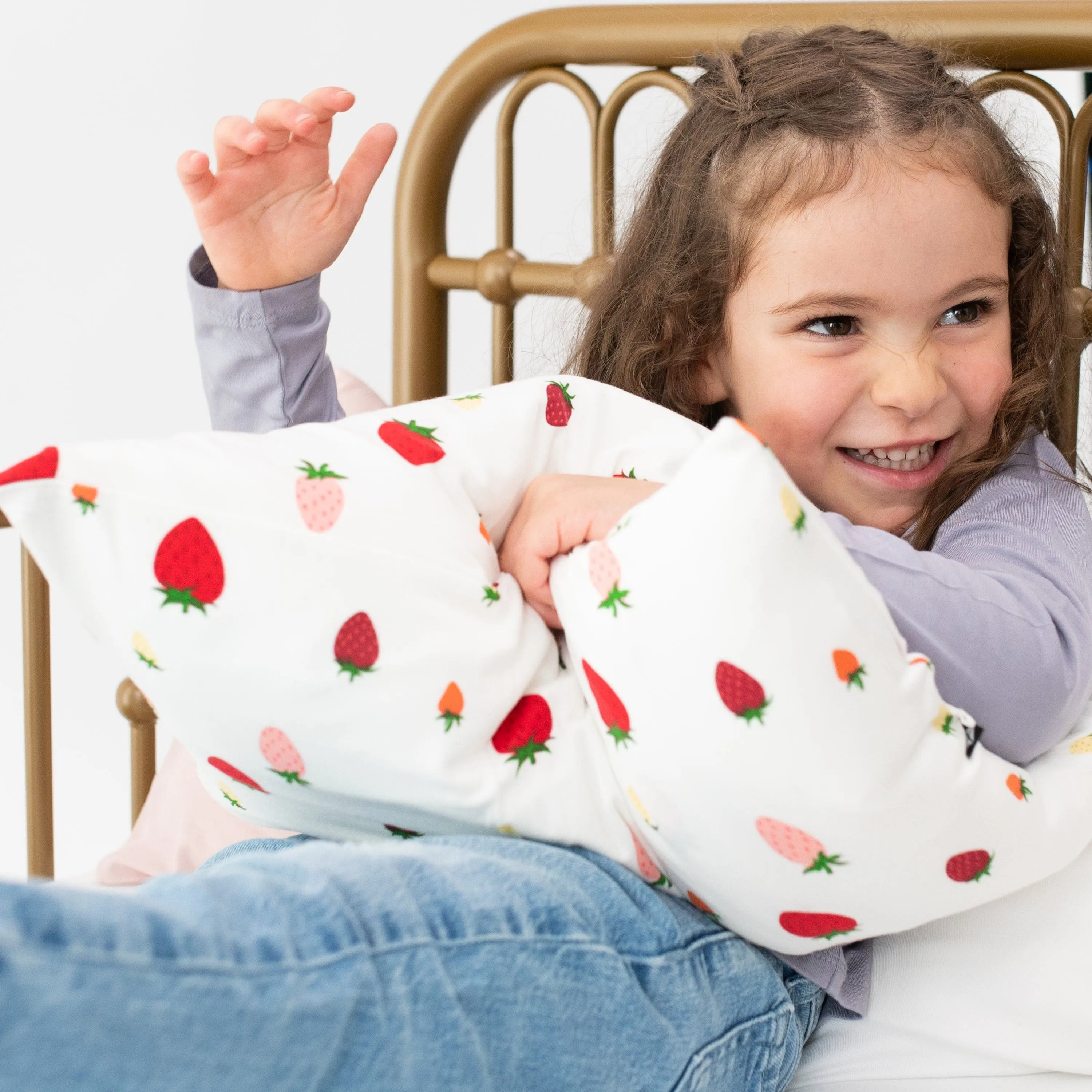 Strawberry Toddler Pillowcase