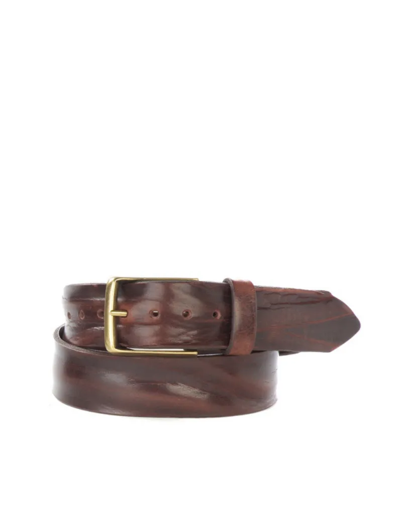 Textured Leather Belt - OTES