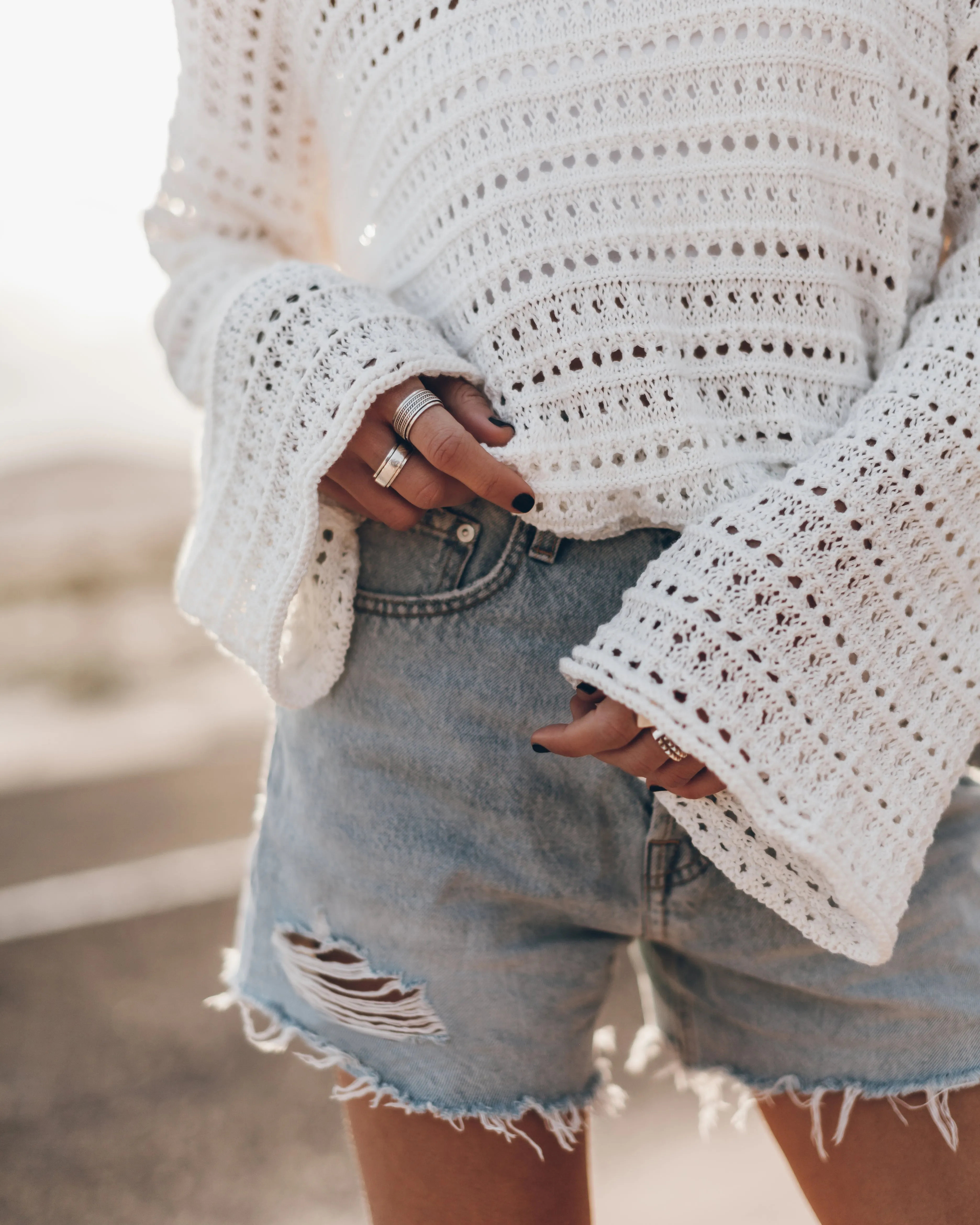 The Light Boho Knit Sweater