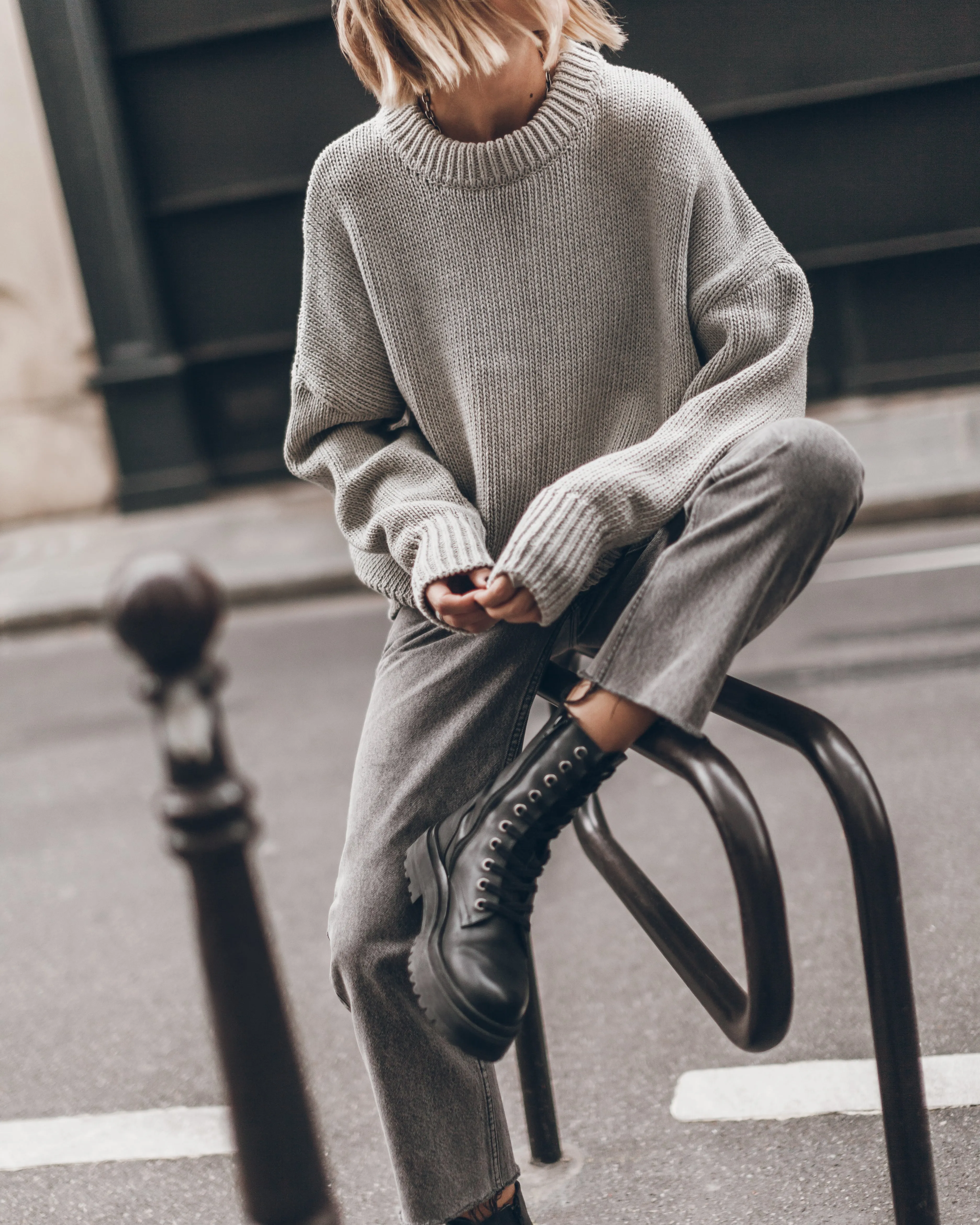 The Light Faded Knit Sweater