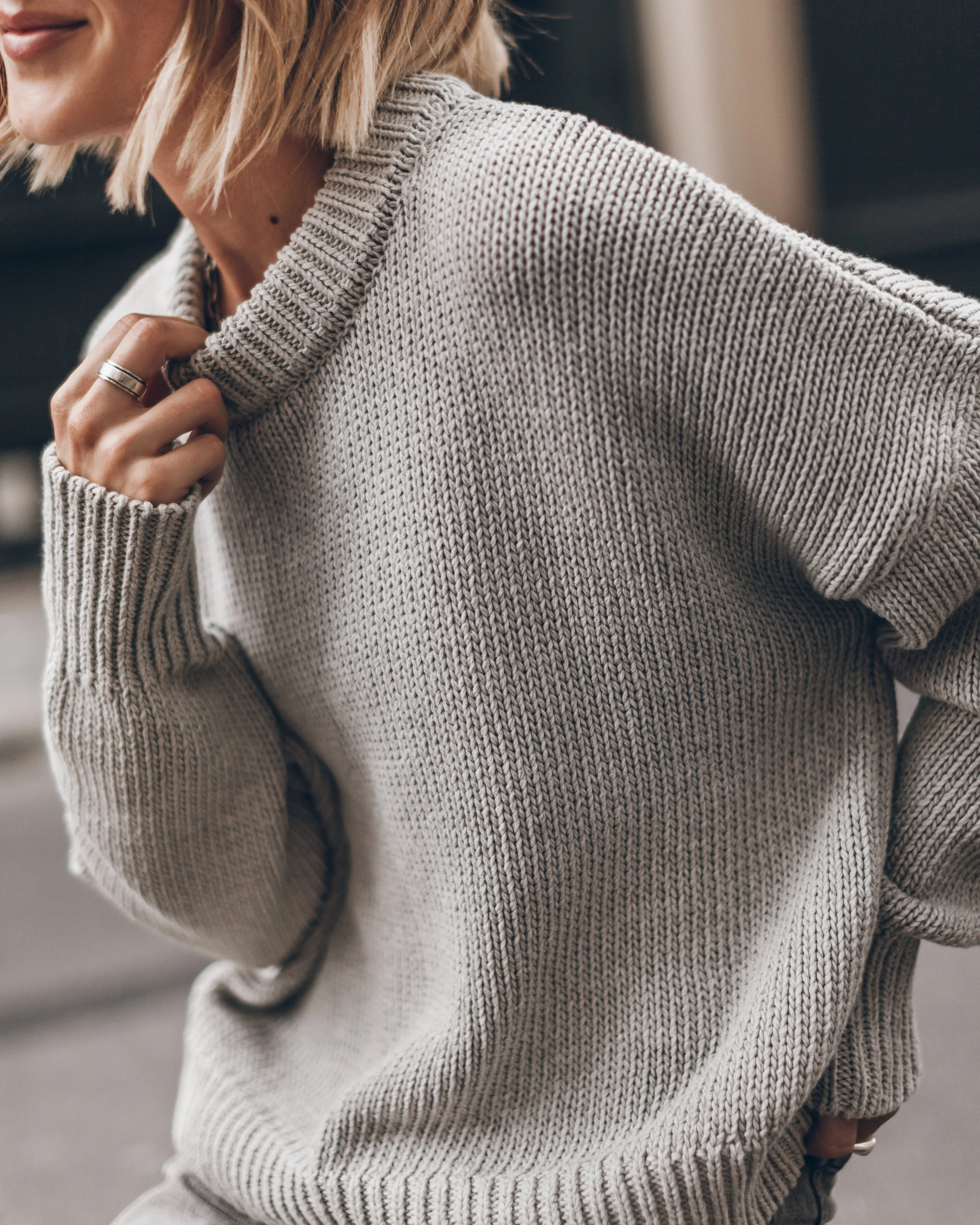 The Light Faded Knit Sweater