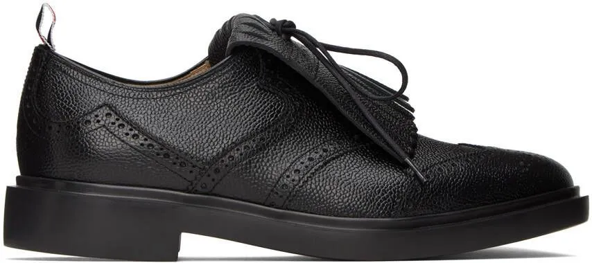 Thom Browne Black Wingtip Brogues