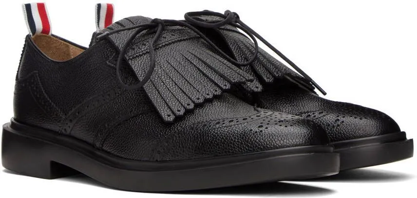 Thom Browne Black Wingtip Brogues