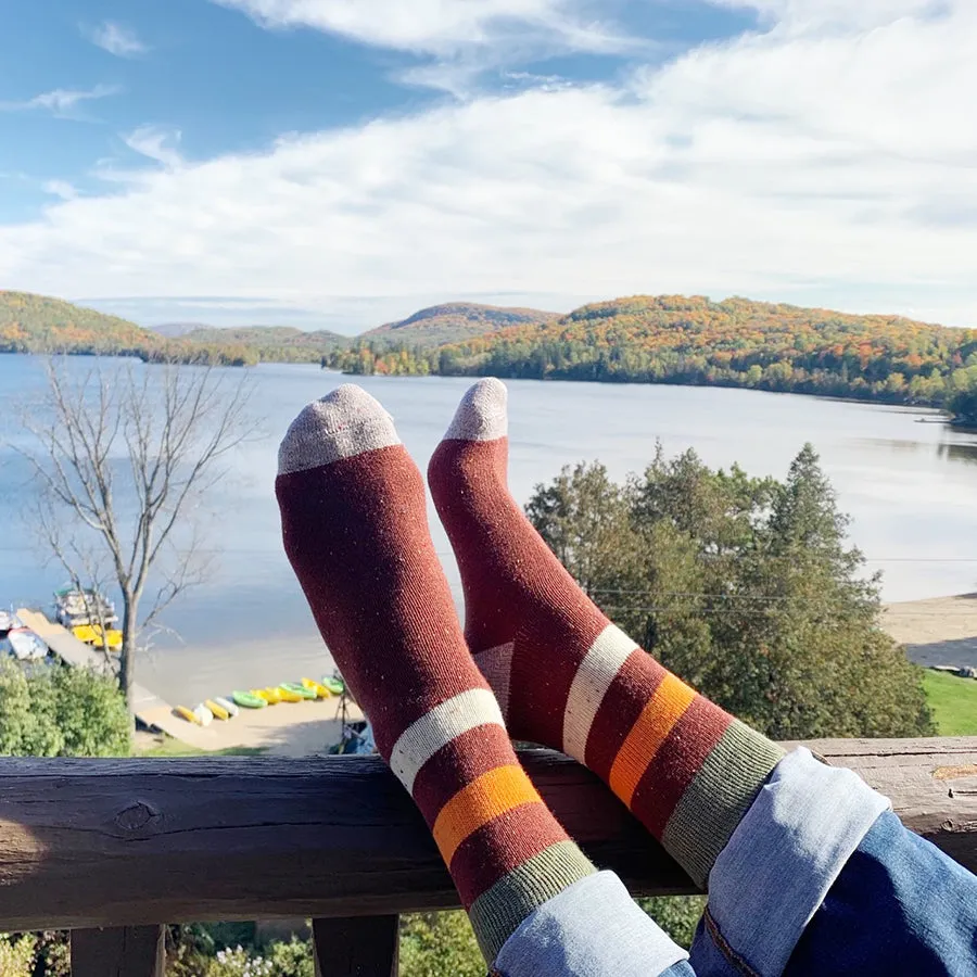 Top Selling | Red Striped Wool Socks