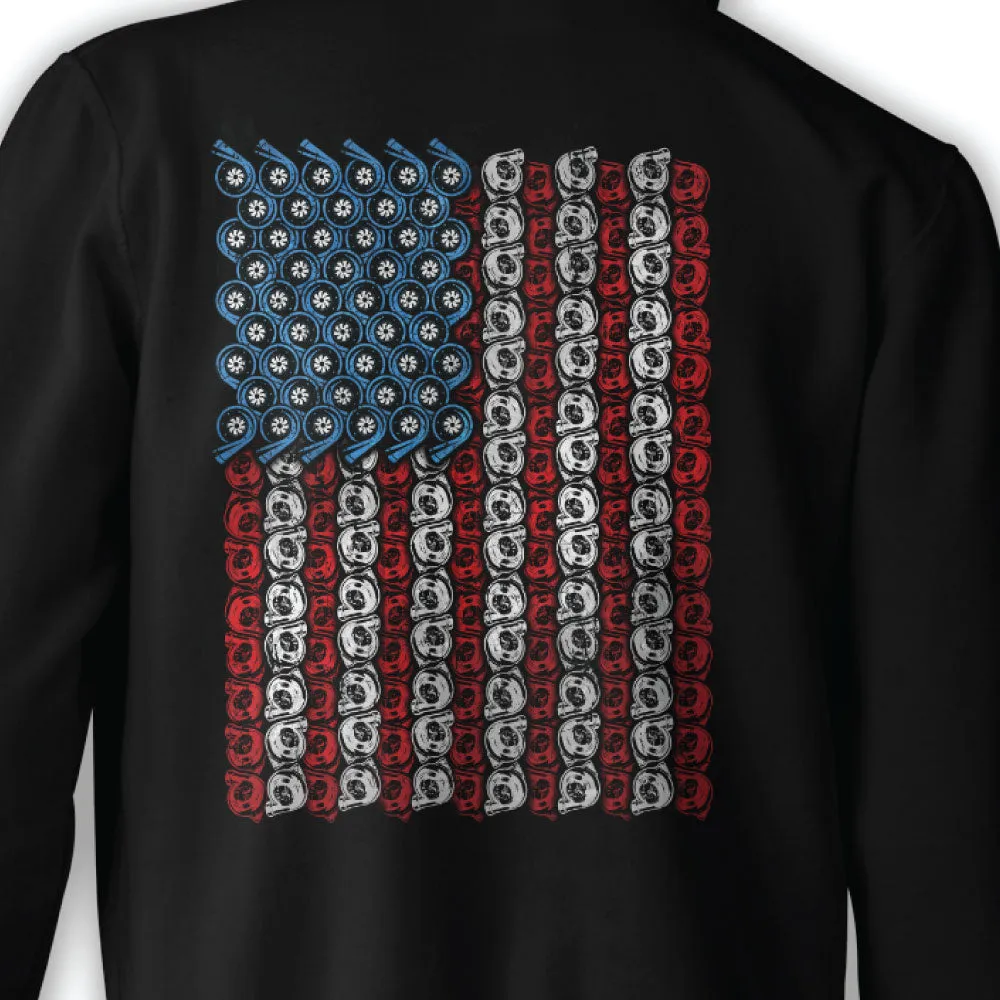 Turbo Flag Hooded Sweatshirt - Ensonced Fast Flag Hoodie