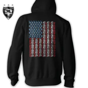 Turbo Flag Hooded Sweatshirt - Ensonced Fast Flag Hoodie