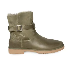 UGG Romely Buckle Boots for Women in Burnt Olive color.