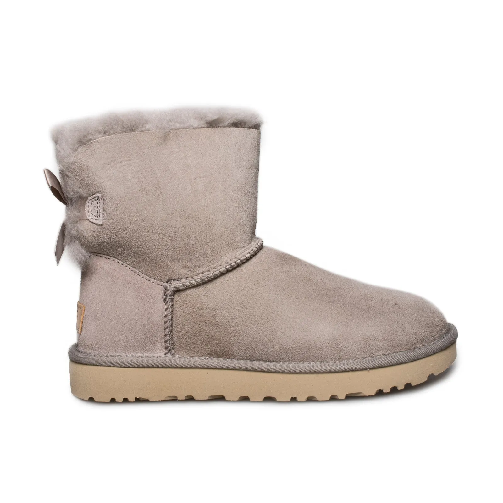 UGG Women's Mini Bailey Brooch Oyster Boots