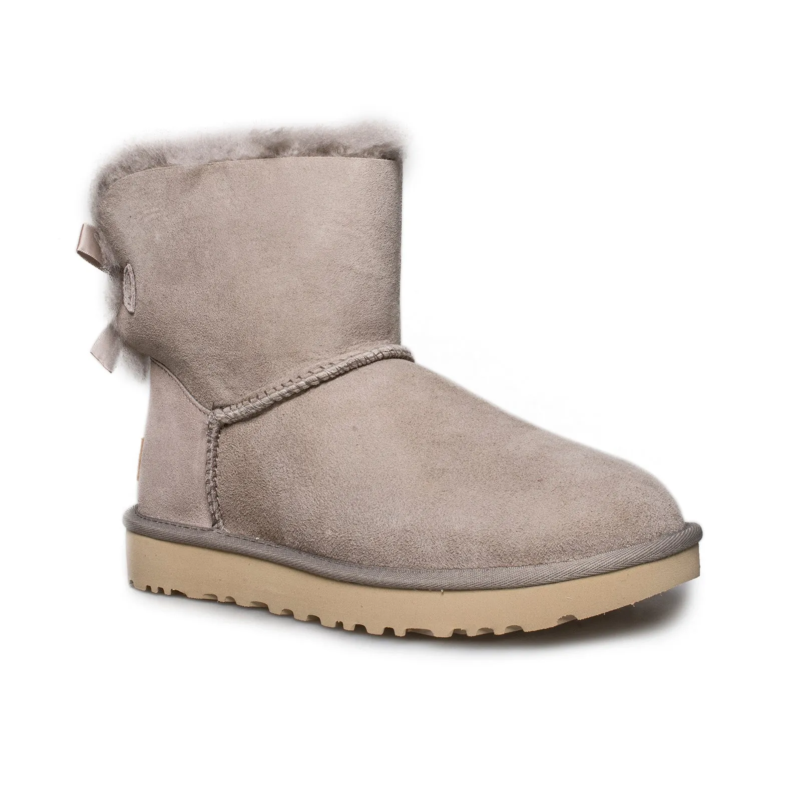 UGG Women's Mini Bailey Brooch Oyster Boots