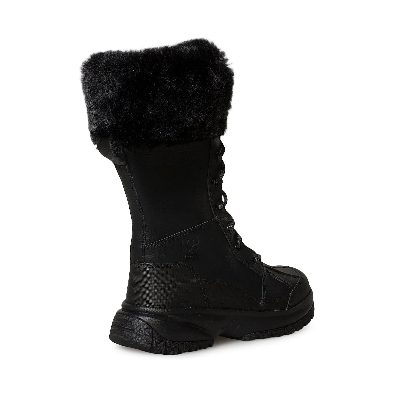 UGG Women's Yose Tall Fluff Black Boots