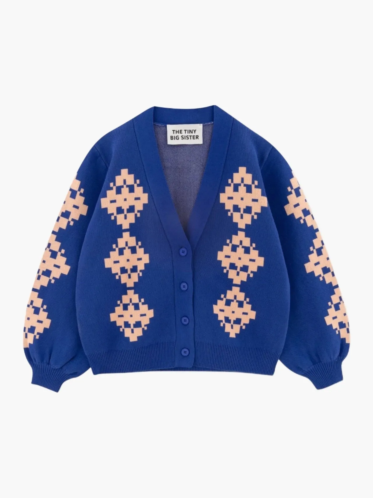 Ultramarine Jacquard Cardigan