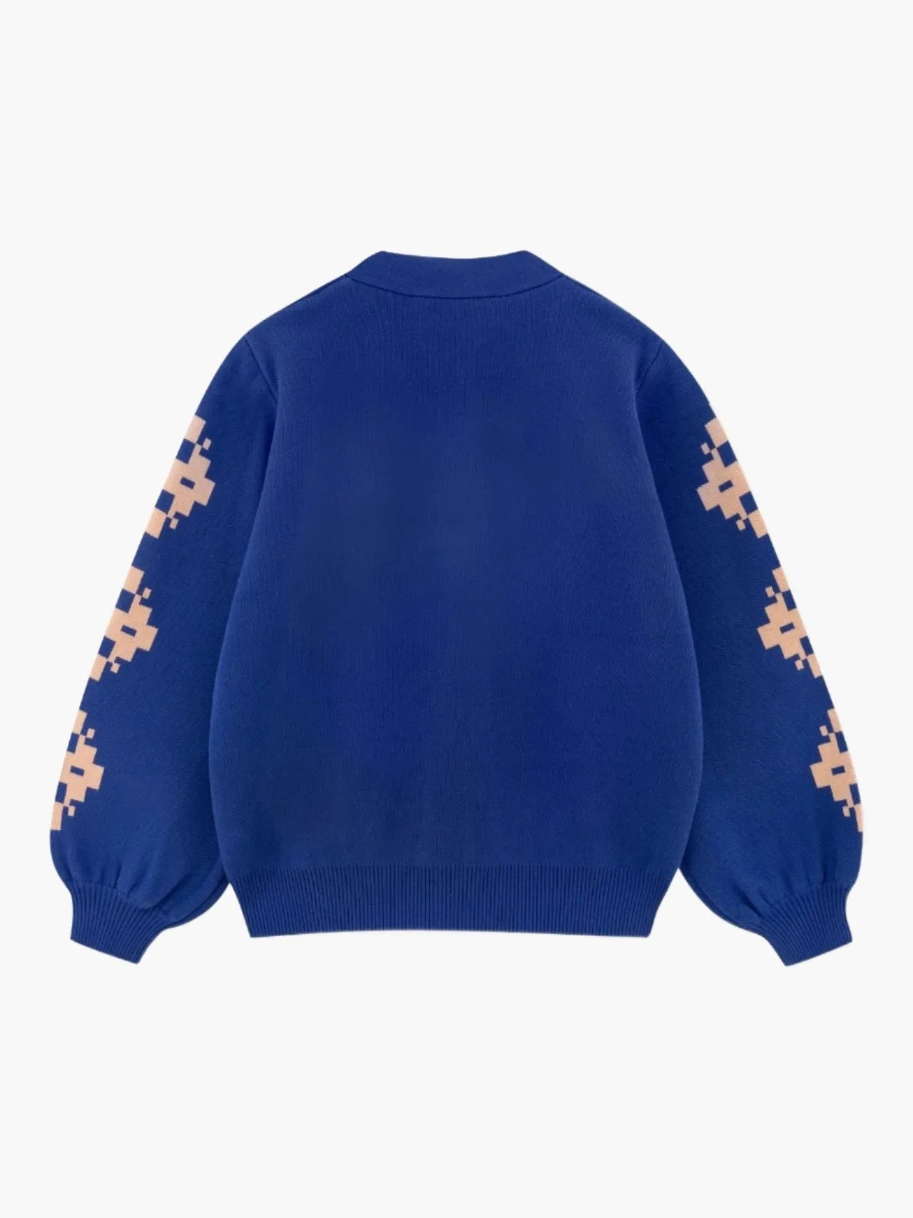 Ultramarine Jacquard Cardigan