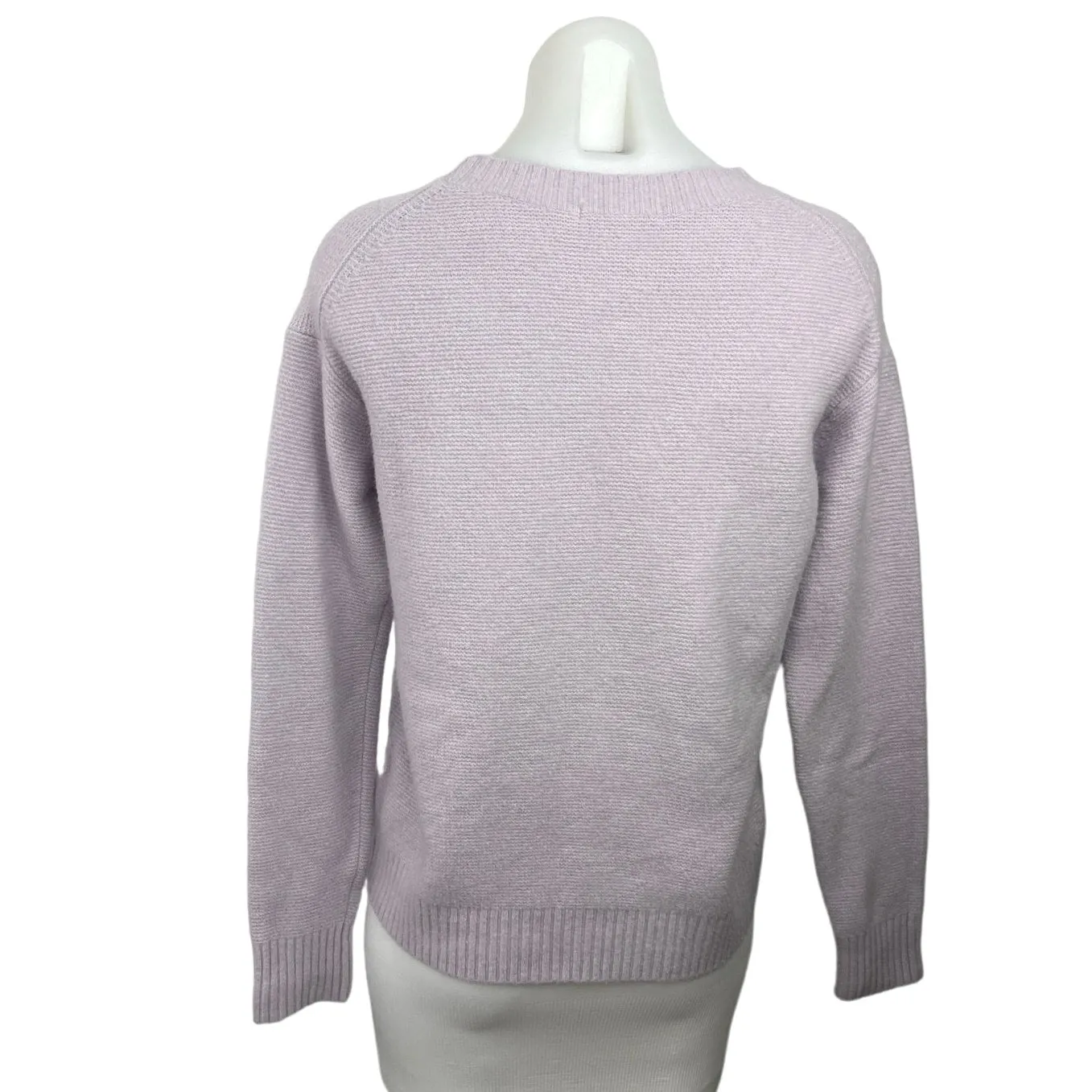 Uniqlo Women's Purple Long Sleeve Crew Neck Knit Pullover Sweater Top Size XS