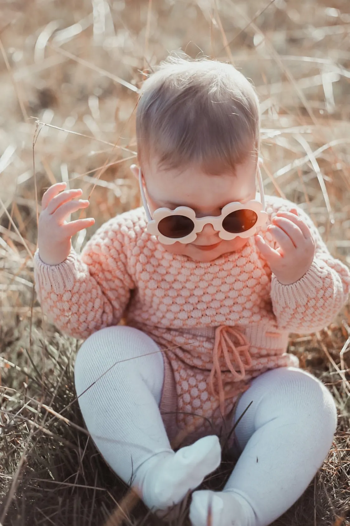 Vanilla Flower Toddler Sunglasses.