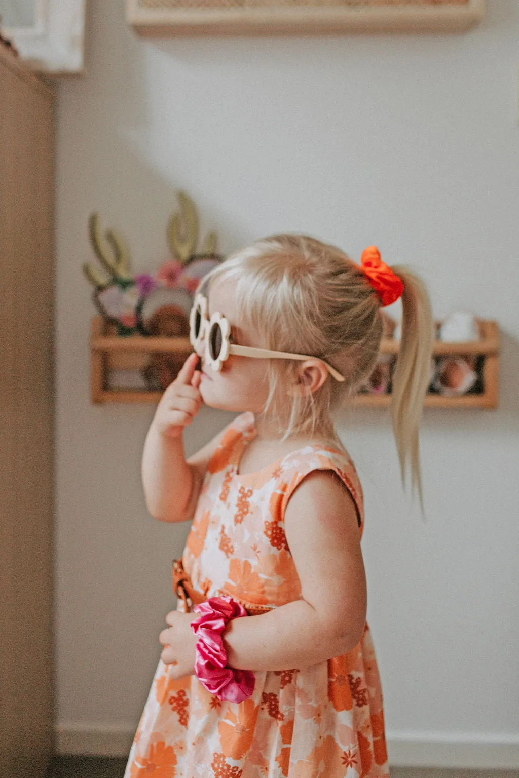 Vanilla Flower Toddler Sunglasses.