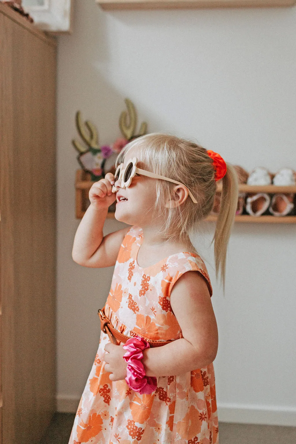 Vanilla Flower Toddler Sunglasses.