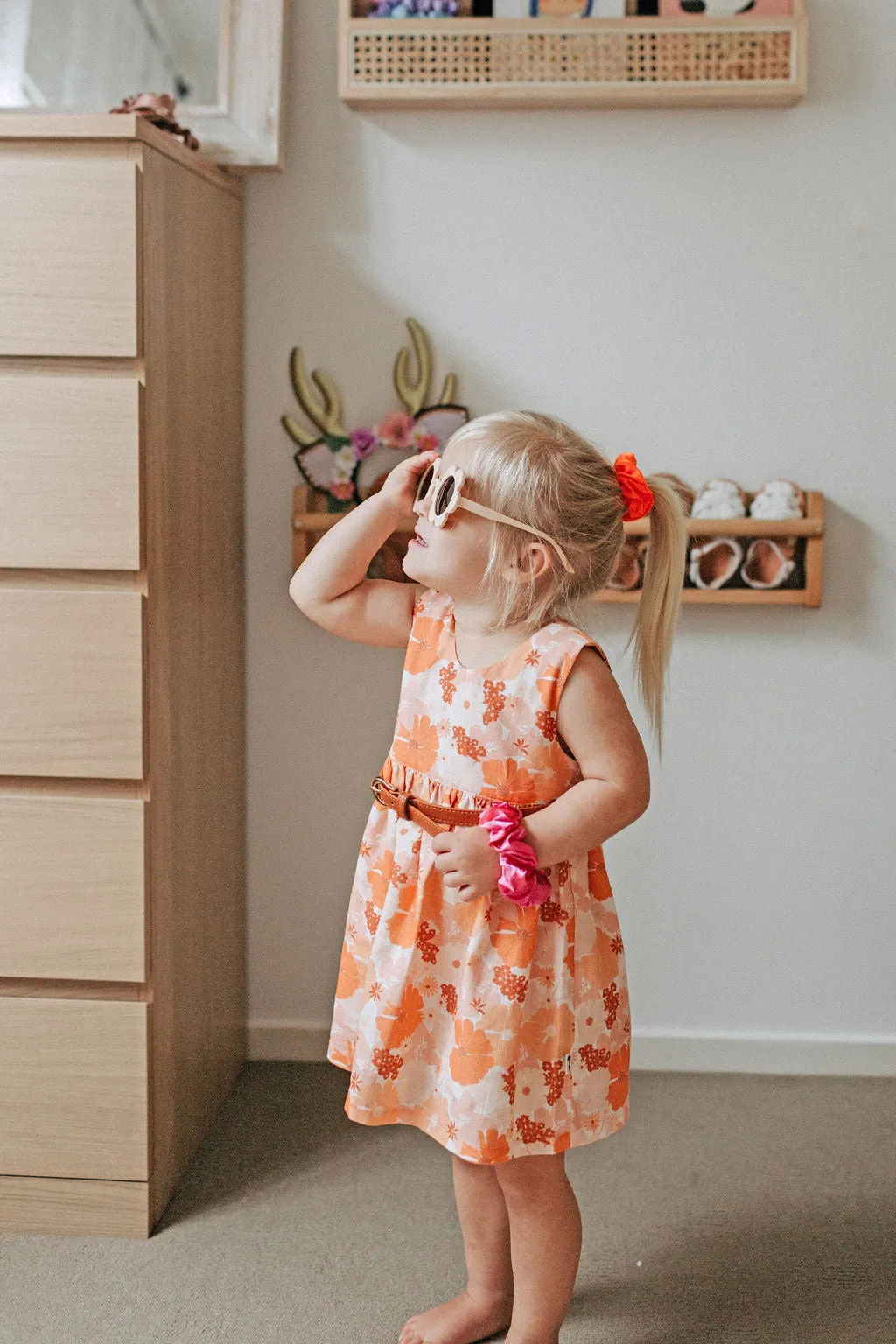 Vanilla Flower Toddler Sunglasses.