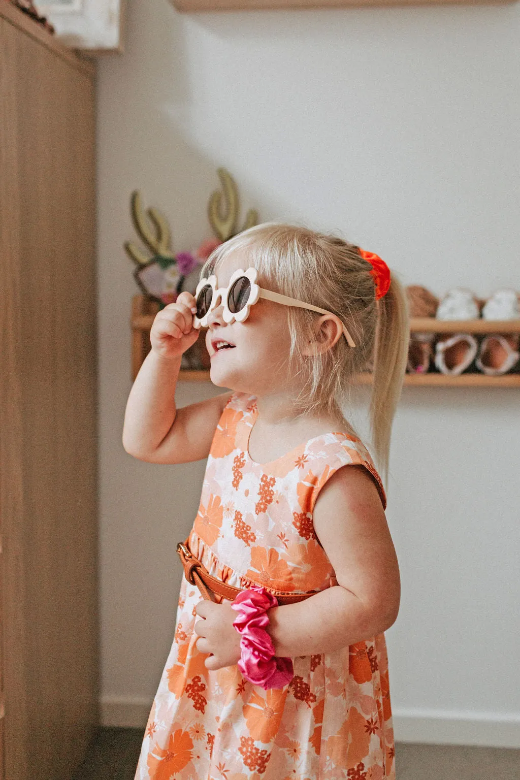 Vanilla Flower Toddler Sunglasses.